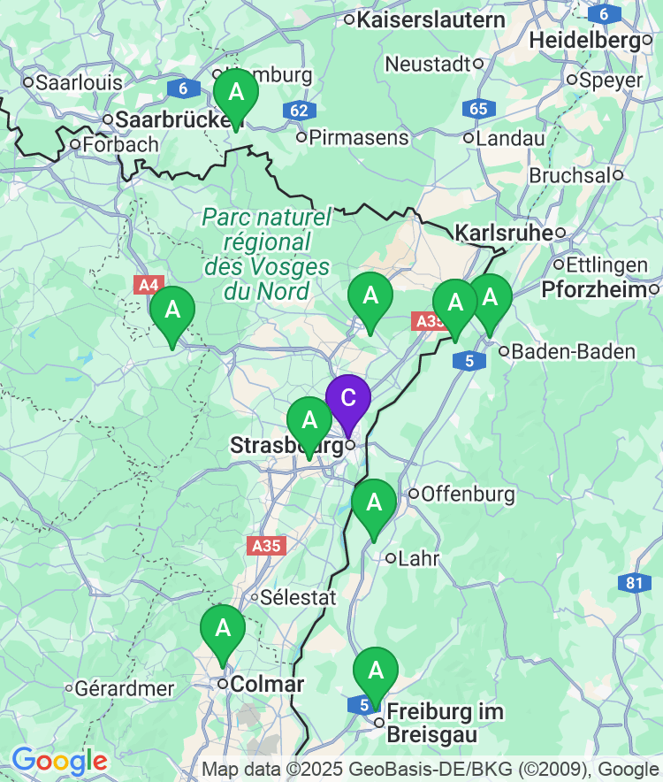 Strasbourg Available Airport Options